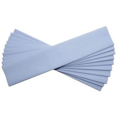 Paquet de 10 feuilles crépon ordinaire 200x50 cm bleu clair - Ma Rentrée Facile
