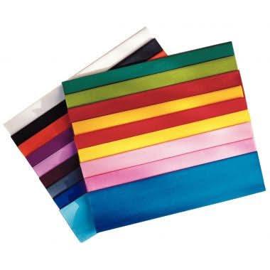 Paquet de 10 feuilles crépon ordinaire 200x50 cm rose moyen - Ma Rentrée Facile