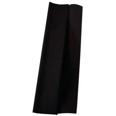 Paquet de 10 feuilles crépon supérieur 250x50 noir - Ma Rentrée Facile