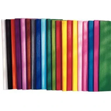 Paquet de 10 feuilles crépon supérieur 250x50 noir - Ma Rentrée Facile