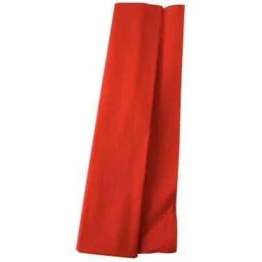 Paquet de 10 feuilles crépon supérieur 250x50 rouge - Ma Rentrée Facile