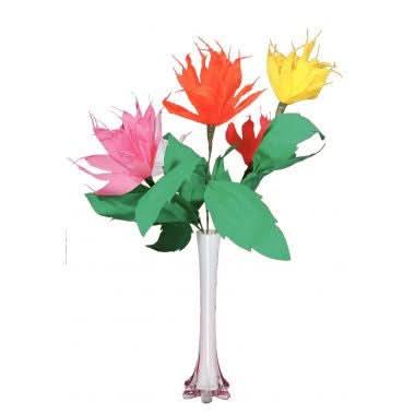 Paquet de 10 feuilles de crépon supérieur format 250 x 50 cm couleurs assorties - Ma Rentrée Facile