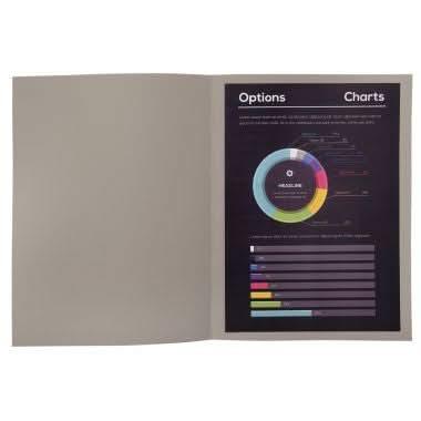 Paquet de 100 chemises 210 g ROCK"S 220 EXACOMPTA gris - Ma Rentrée Facile