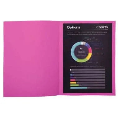 Paquet de 100 chemises 210 g ROCK"S 220 EXACOMPTA rose - Ma Rentrée Facile