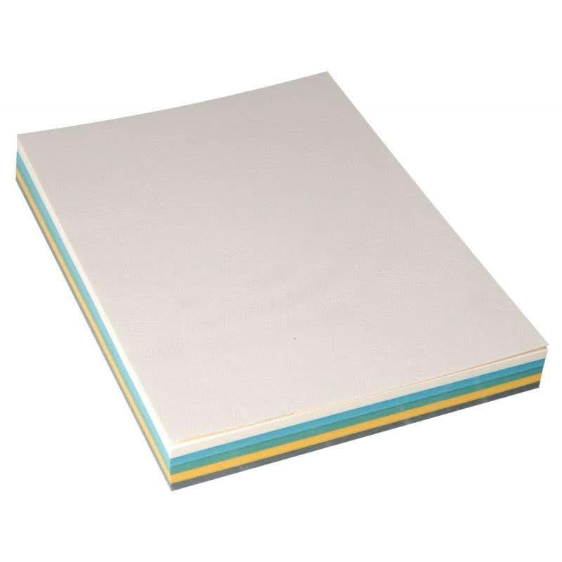 Paquet de 100 couvertures grain cuir, coloris assortis - Ma Rentrée Facile