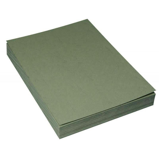 Paquet de 100 couvertures grain cuir, vert foncé - Ma Rentrée Facile