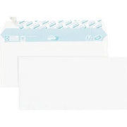 Paquet de 100 enveloppes blanches DL 110x220 75g bande siliconée - Ma Rentrée Facile
