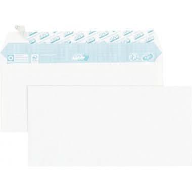 Paquet de 100 enveloppes blanches DL 110x220 75g bande siliconée - Ma Rentrée Facile