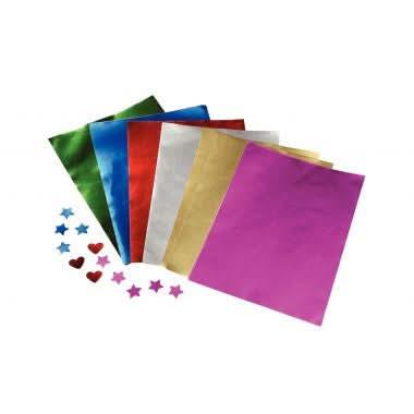 Paquet de 100 feuilles métallisées 1 face, 21x29,7cm, 80g - Ma Rentrée Facile