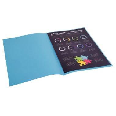Paquet de 100 sous-chemises 80g ROCK"S EXACOMPTA bleu - Ma Rentrée Facile
