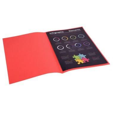 Paquet de 100 sous-chemises 80g ROCK"S EXACOMPTA rouge - Ma Rentrée Facile