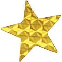 Paquet de 102 gommettes étoiles holographiques or et argent - Ma Rentrée Facile