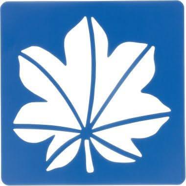 Paquet de 12 pochoirs feuilles d'arbre - Ma Rentrée Facile