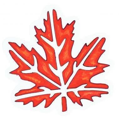 Paquet de 12 pochoirs feuilles d'arbre - Ma Rentrée Facile