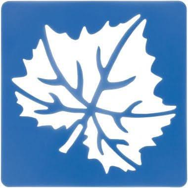 Paquet de 12 pochoirs feuilles d'arbre - Ma Rentrée Facile