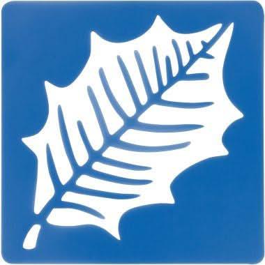 Paquet de 12 pochoirs feuilles d'arbre - Ma Rentrée Facile