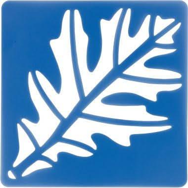 Paquet de 12 pochoirs feuilles d'arbre - Ma Rentrée Facile