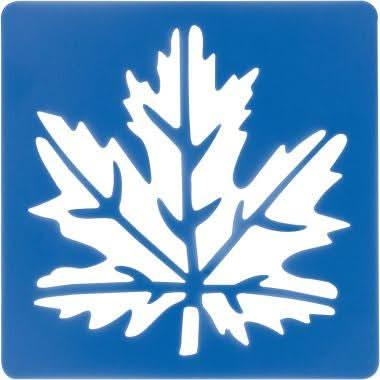 Paquet de 12 pochoirs feuilles d'arbre - Ma Rentrée Facile