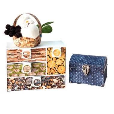 Paquet de 13 feuilles de papier motif structures assorties, 50x70cm - Ma Rentrée Facile