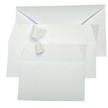 Paquet de 20 enveloppes Pollen Clairefontaine format 110x220mm 120g blanc - Ma Rentrée Facile