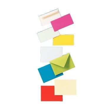 Paquet de 20 enveloppes Pollen Clairefontaine, format 110x220mm, 120g. Ivoire - Ma Rentrée Facile