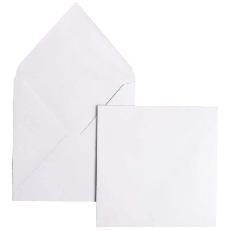 Paquet de 20 enveloppes Pollen Clairefontaine format 165x165mm 120g blanc - Ma Rentrée Facile