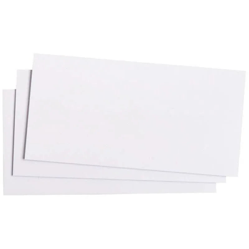 Paquet de 25 cartes Pollen Clairefontaine format 106x213mm 210g blanc - Ma Rentrée Facile