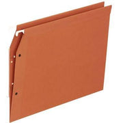 Paquet de 25 dossiers suspendus pour armoires dos V, orange - Ma Rentrée Facile