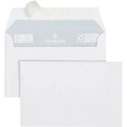 Paquet de 25 enveloppes de visite blanches 90x140 90g, bande de protection - Ma Rentrée Facile