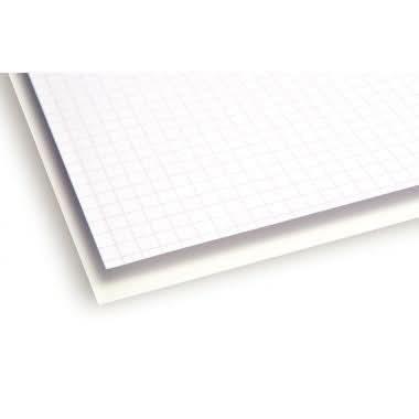 Paquet de 25 feuilles bristol, 50x65cm, 200g uni blanc - Ma Rentrée Facile