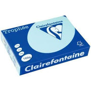 Paquet de 250 feuilles de papier 160g de format A3 bleu alizé TROPHEE CLAIREFONTAINE - Ma Rentrée Facile