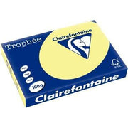 Paquet de 250 feuilles de papier 160g de format A3 jonquille TROPHEE CLAIREFONTAINE - Ma Rentrée Facile