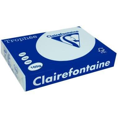 Paquet de 250 feuilles de papier 160g de format A4 bleu TROPHEE CLAIREFONTAINE - Ma Rentrée Facile