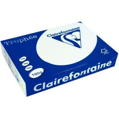 Paquet de 250 feuilles de papier 160g de format A4 gris TROPHEE CLAIREFONTAINE - Ma Rentrée Facile