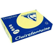 Paquet de 250 feuilles de papier 160g de format A4 jonquille TROPHEE CLAIREFONTAINE - Ma Rentrée Facile