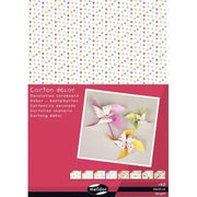 Paquet de 40 feuilles carton décoration assorties 25x35cm - Ma Rentrée Facile