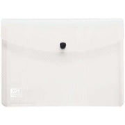 Lot de 5 enveloppes en polypropylène pour format A5 incolore, Oxford - Ma Rentrée Facile