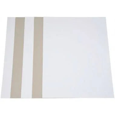 Paquet de 5 feuilles de carton 1 côté blanc, 1 côté gris, 50x65cm, 640gr - Ma Rentrée Facile