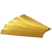 Paquet de 5 feuilles de crépon métallisé 250x50 cm or - Ma Rentrée Facile