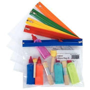 Paquet de 5 pochettes à zip format A5 "ZIPPA BAG" - Ma Rentrée Facile