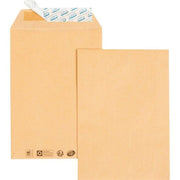 Paquet de 50 pochettes kraft C5 162x229 85g bande de protection - Ma Rentrée Facile