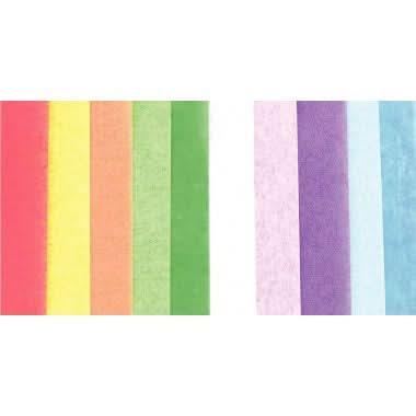 Paquet de 500 feuilles de papier de soie 16 x 16 cm couleurs assorties - Ma Rentrée Facile