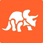 Paquet de 6 pochoirs en plastique thème dinosaure - Ma Rentrée Facile