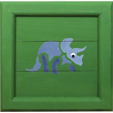 Paquet de 6 pochoirs en plastique thème dinosaure - Ma Rentrée Facile