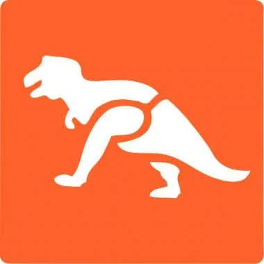 Paquet de 6 pochoirs en plastique thème dinosaure - Ma Rentrée Facile