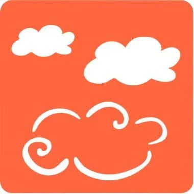 Paquet de 6 pochoirs en plastique thème Licorne - Ma Rentrée Facile