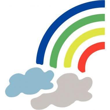 Paquet de 6 pochoirs en plastique thème Licorne - Ma Rentrée Facile