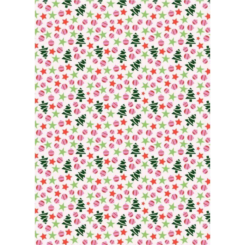 Paquet de 96 feuilles de papier motifs Noël,21x29,7cm, 170g - Ma Rentrée Facile