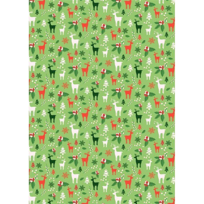 Paquet de 96 feuilles de papier motifs Noël,21x29,7cm, 170g - Ma Rentrée Facile