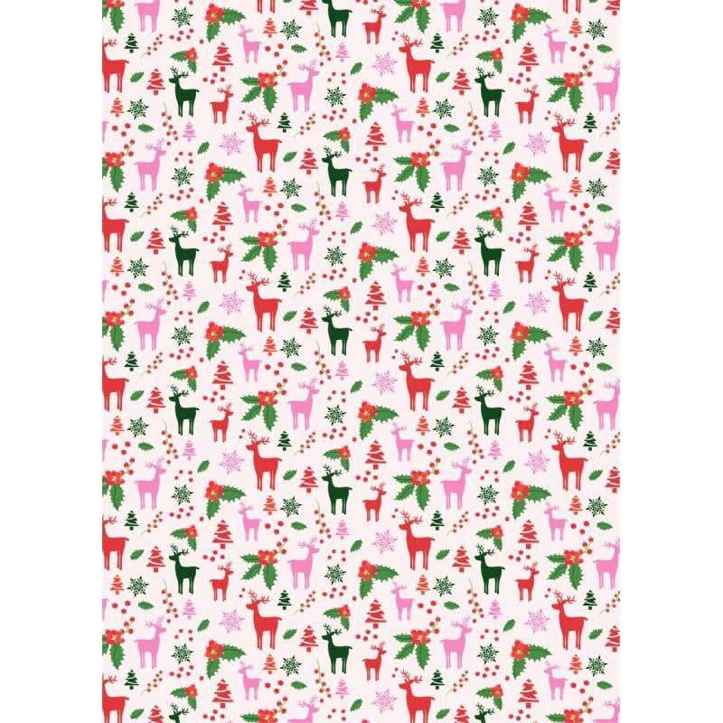 Paquet de 96 feuilles de papier motifs Noël,21x29,7cm, 170g - Ma Rentrée Facile
